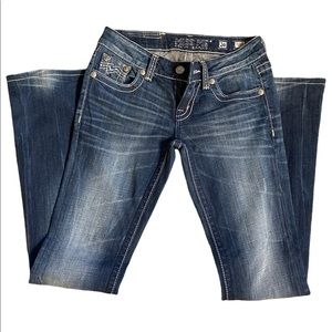 Miss me boot cut jeans. Size 26. Smoke free home. No holes or tears.